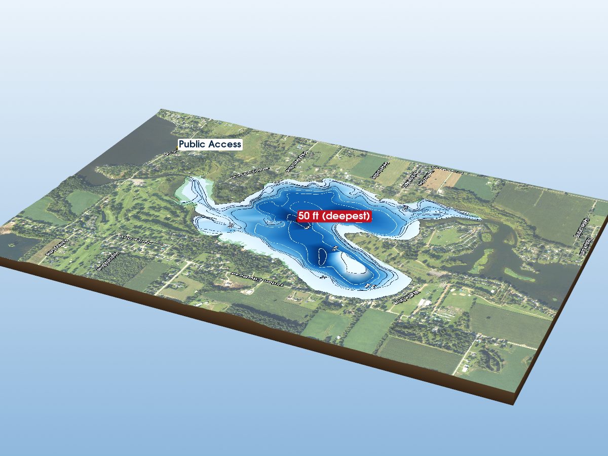 Depth map of Morrison Lake
