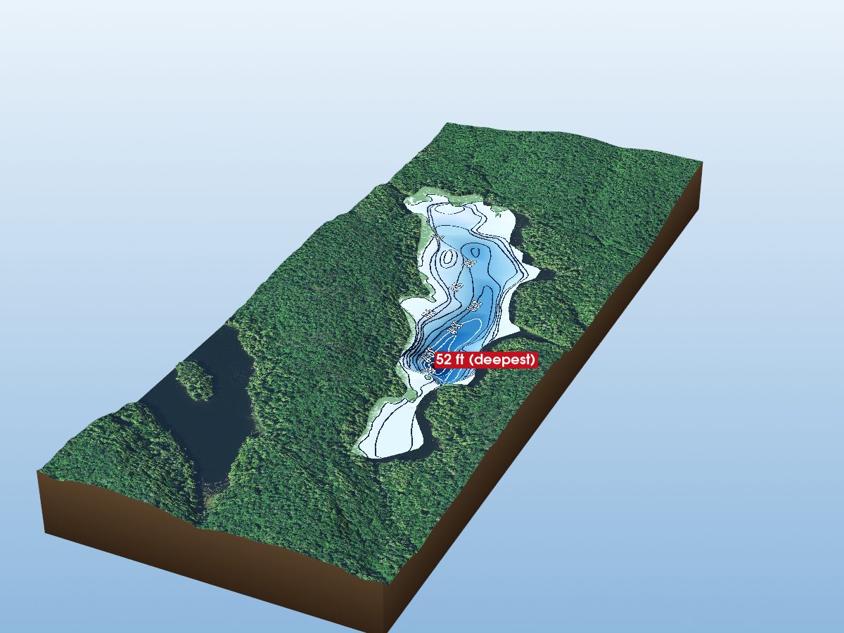 Depth map of Mossy Lake