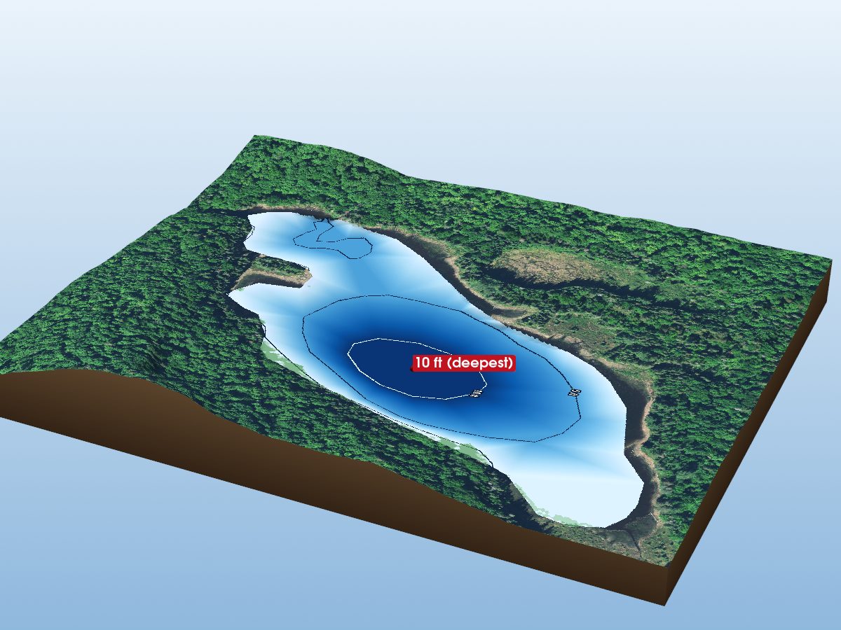 Depth map of Mud L.