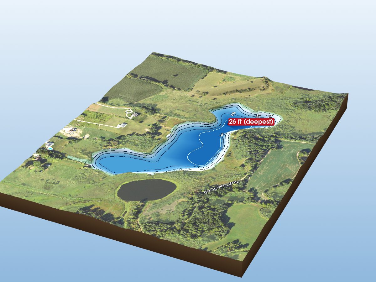 Depth map of Neff Lake