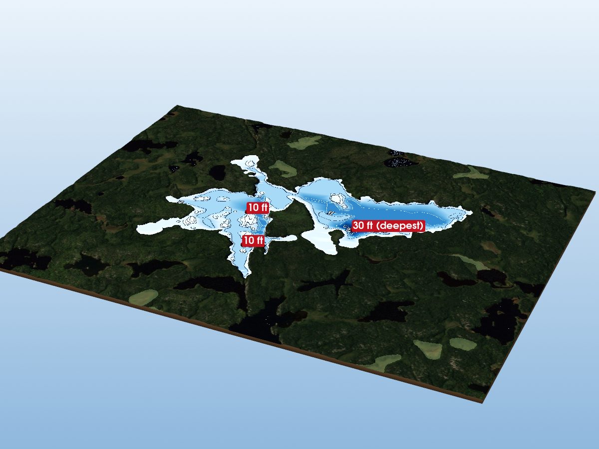 Depth map of NL