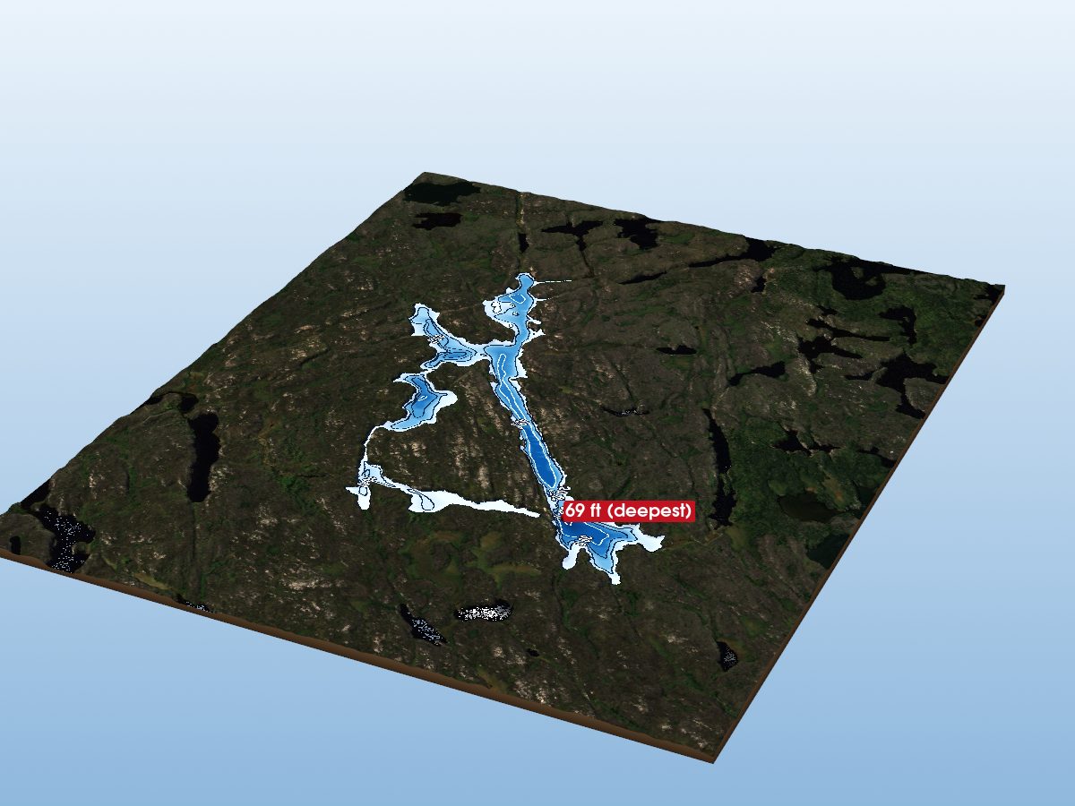 Depth map of NL