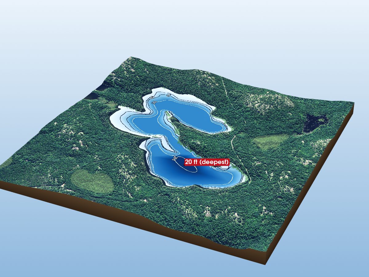 Depth map of NL