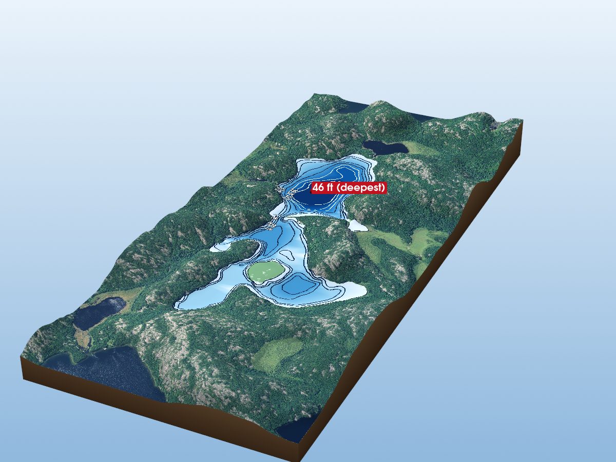 Depth map of NL