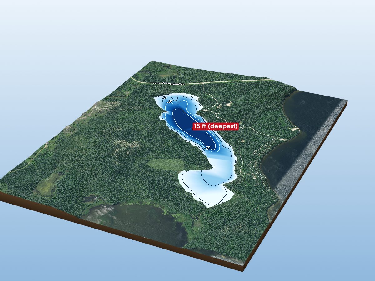 Depth map of Park Lake