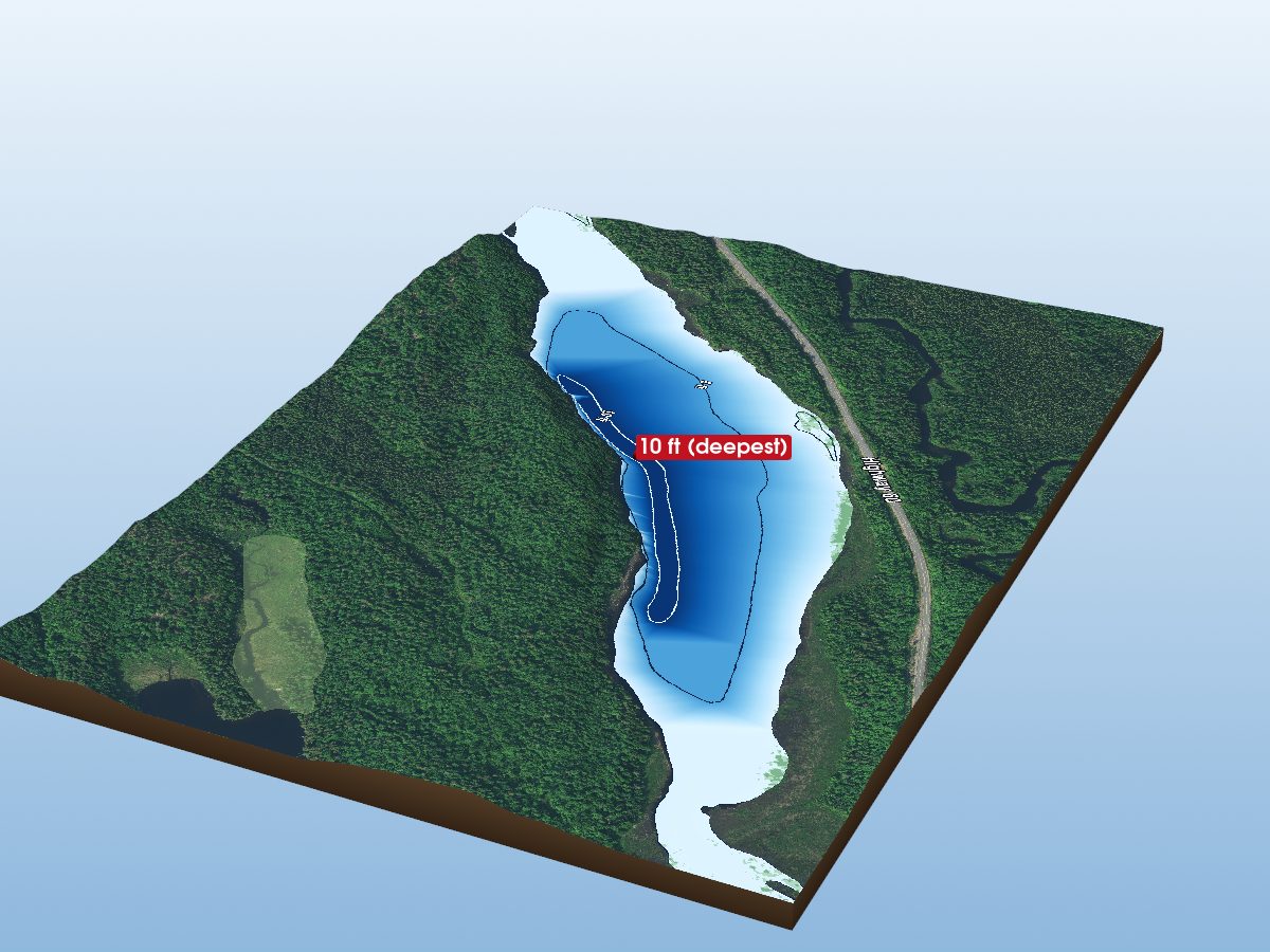 Depth map of Park Lake