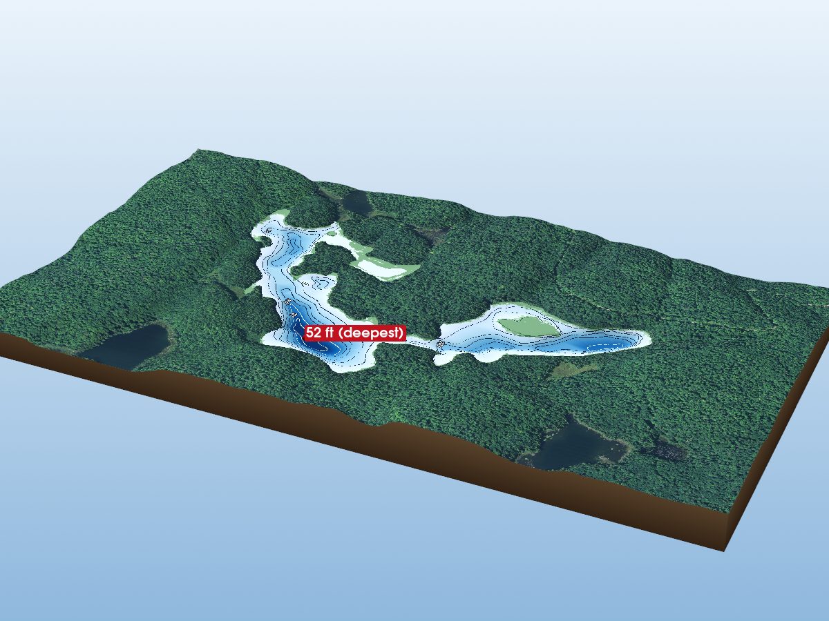 Depth map of Raddan Lake