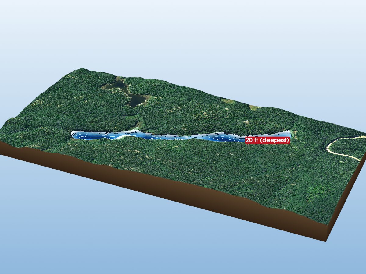 Depth map of Red L.