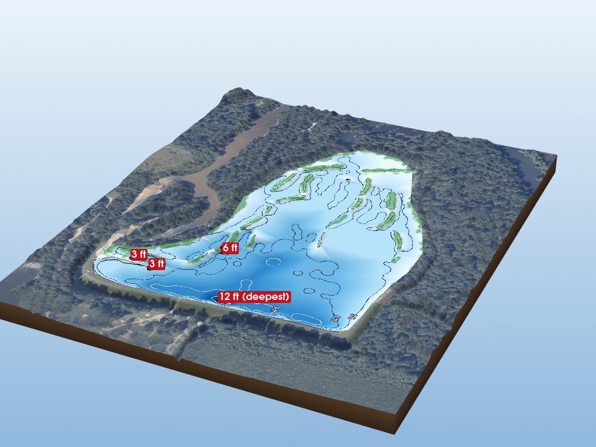 Depth map of Reservoir 26