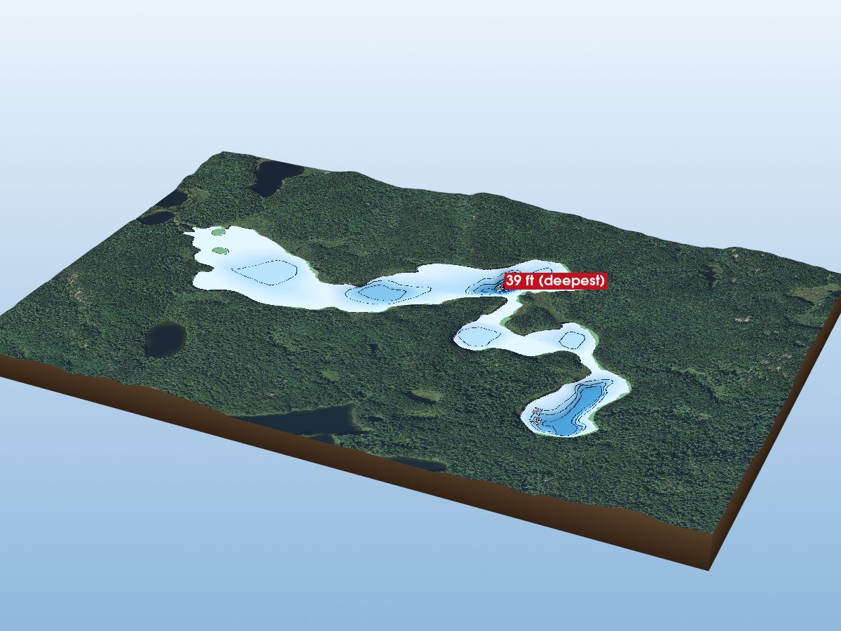 Depth map of S Lake