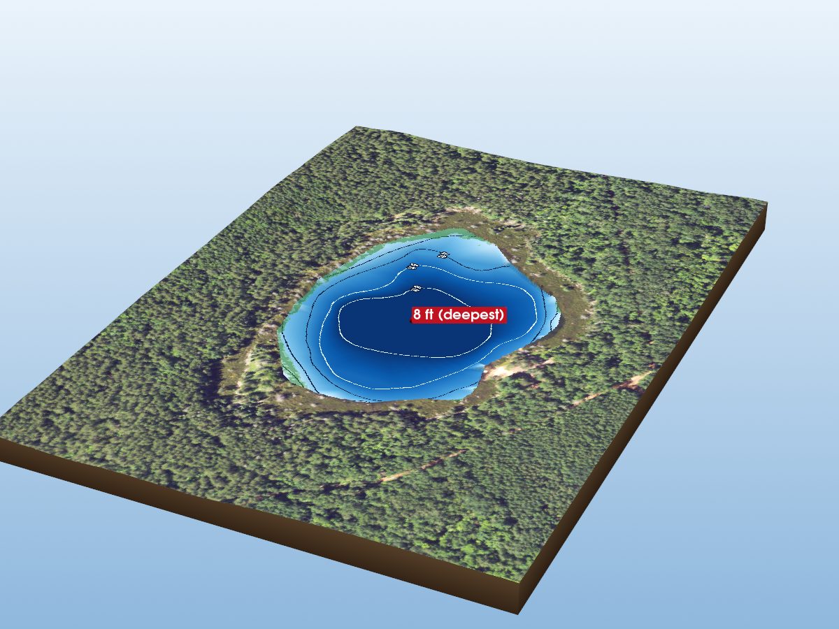 Depth map of Salt Lake