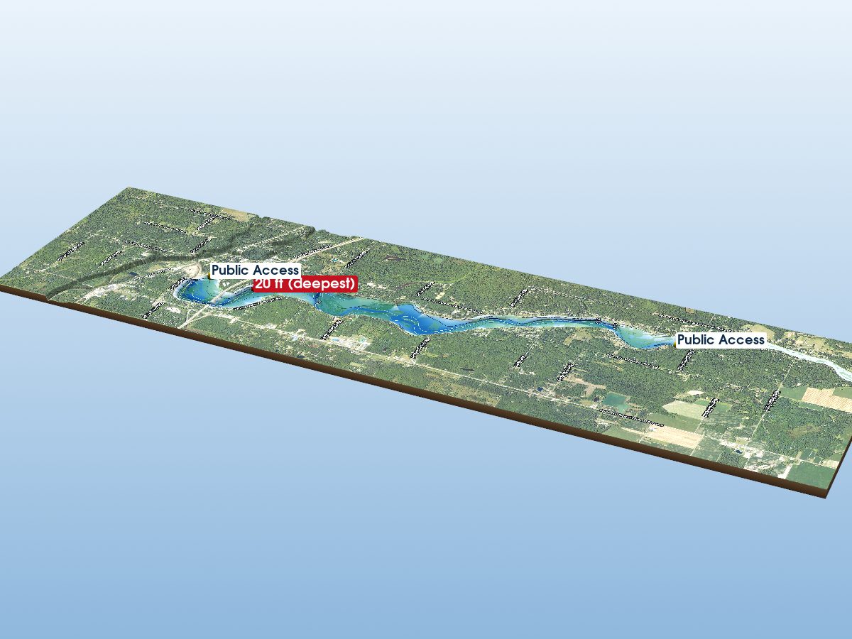 Midland County lakes