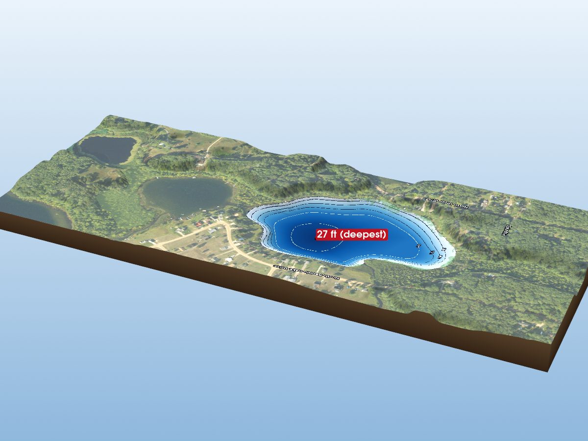 Depth map of Sauble Lake #2