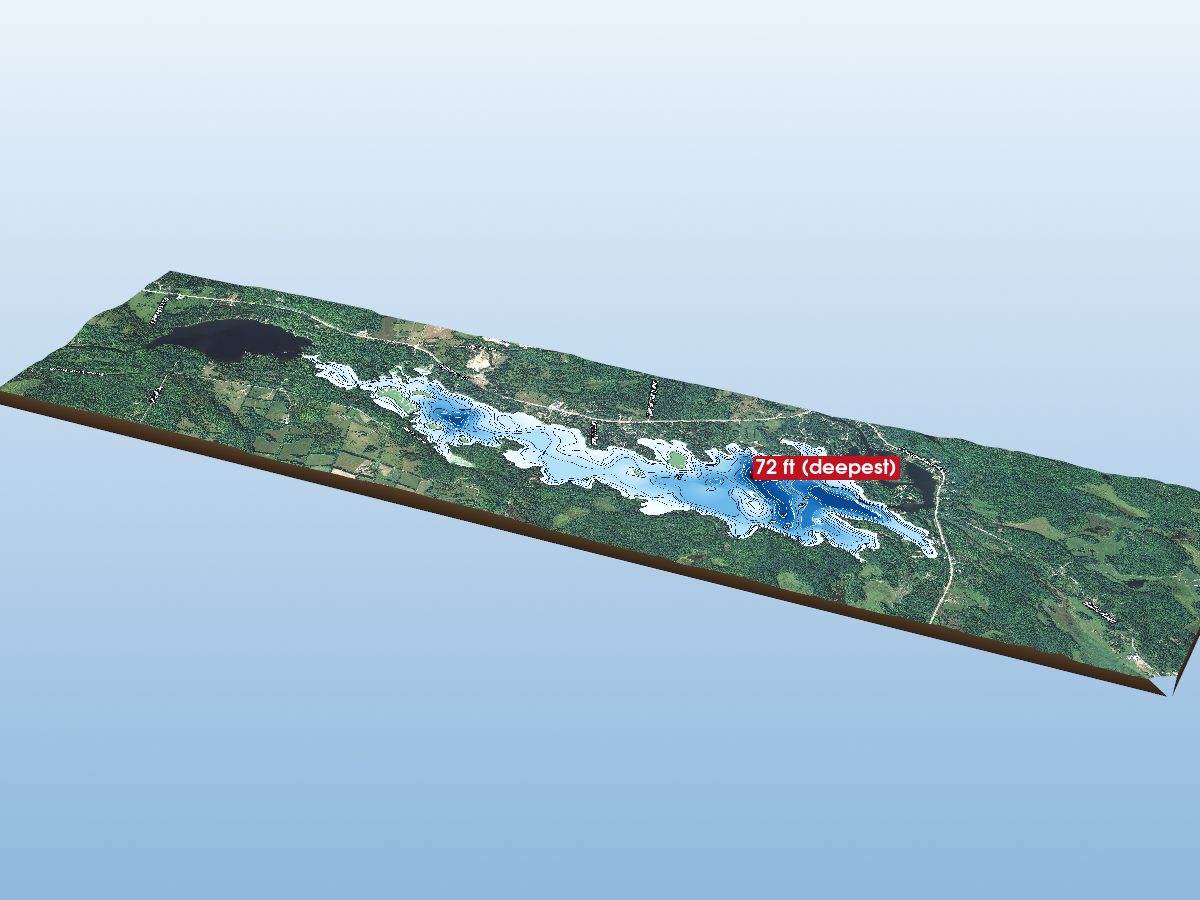 Depth map of Shadow Lake