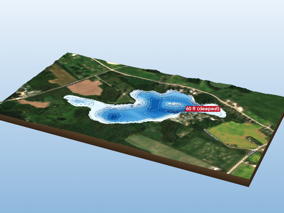Depth map of Silver Lake