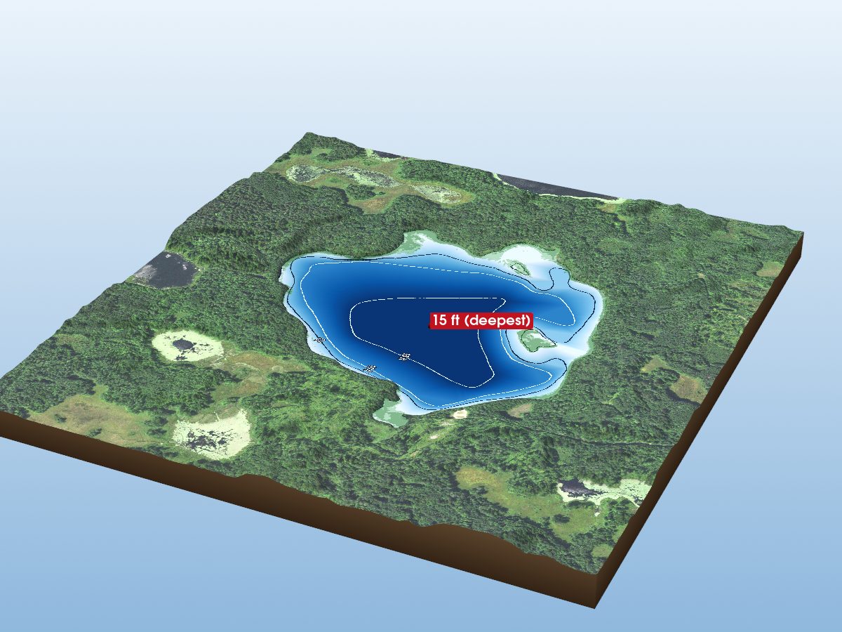 Depth map of Silver Lake