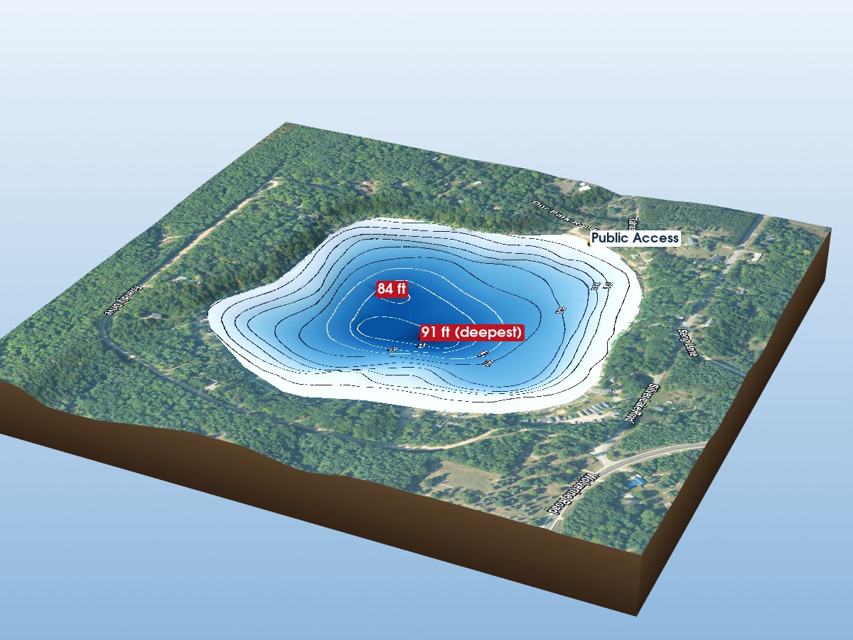 Depth map of Silver Lake