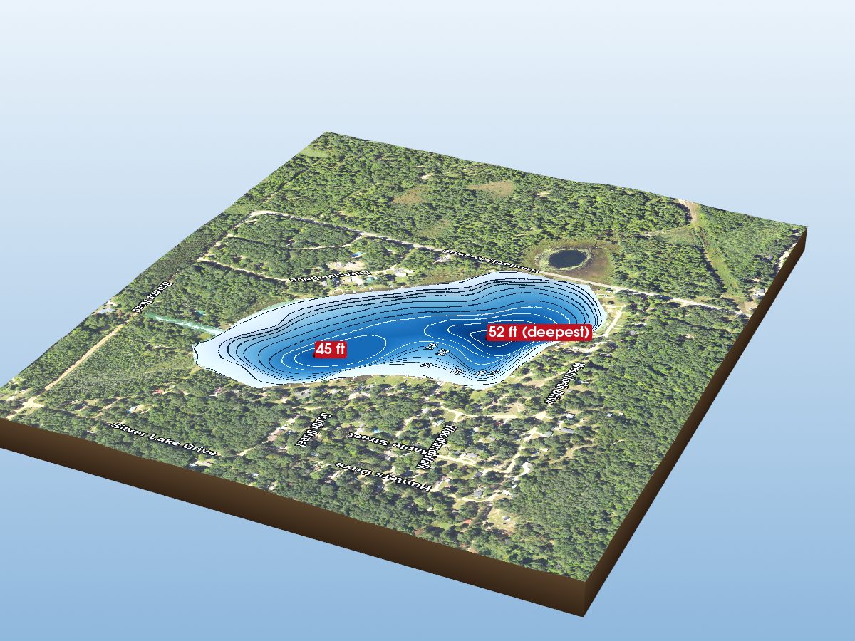 Depth map of Silver Lake