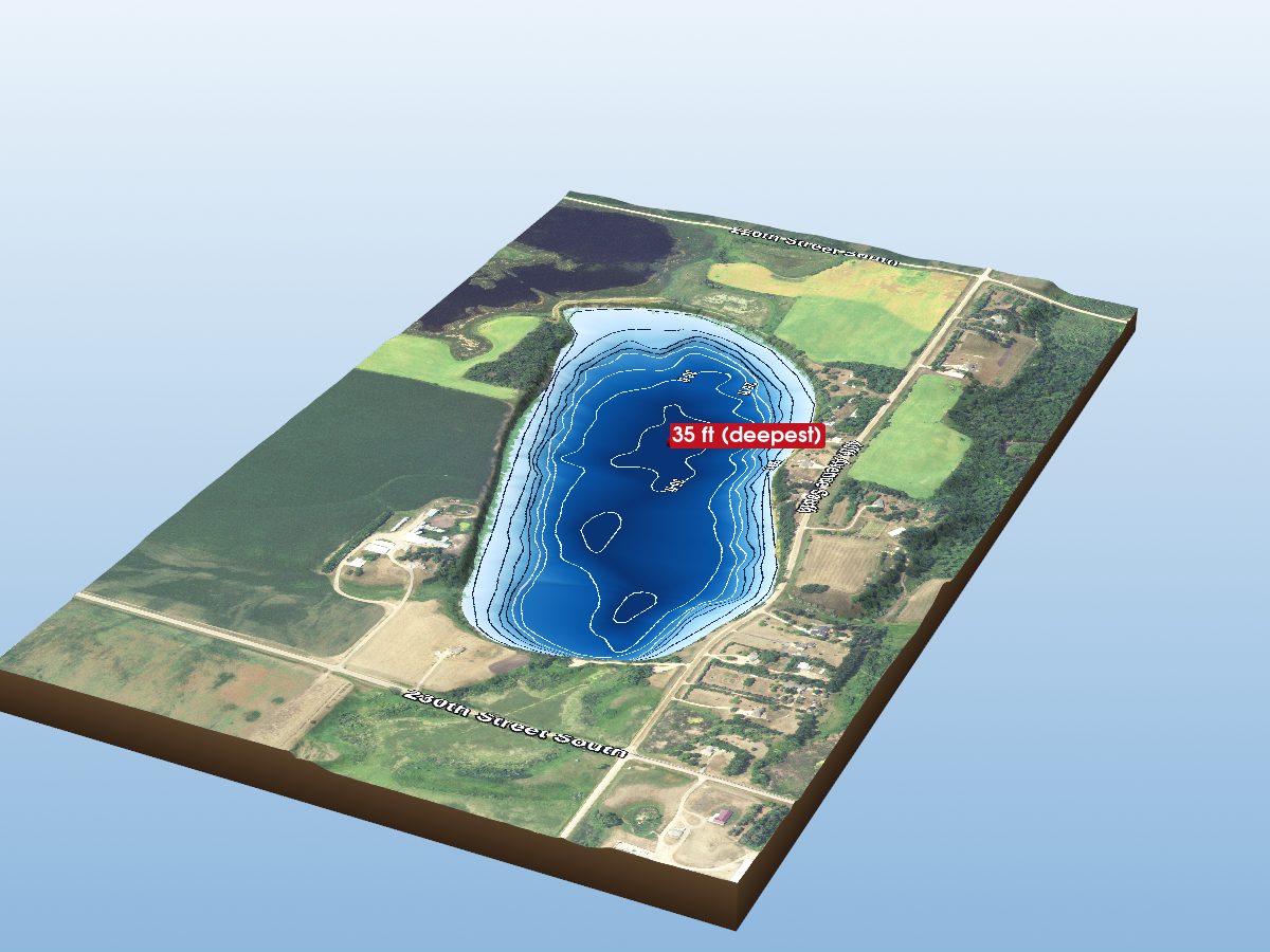 Depth map of Silver Lake