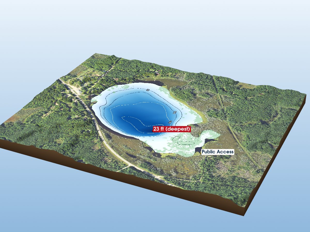 Depth map of Silver Lake