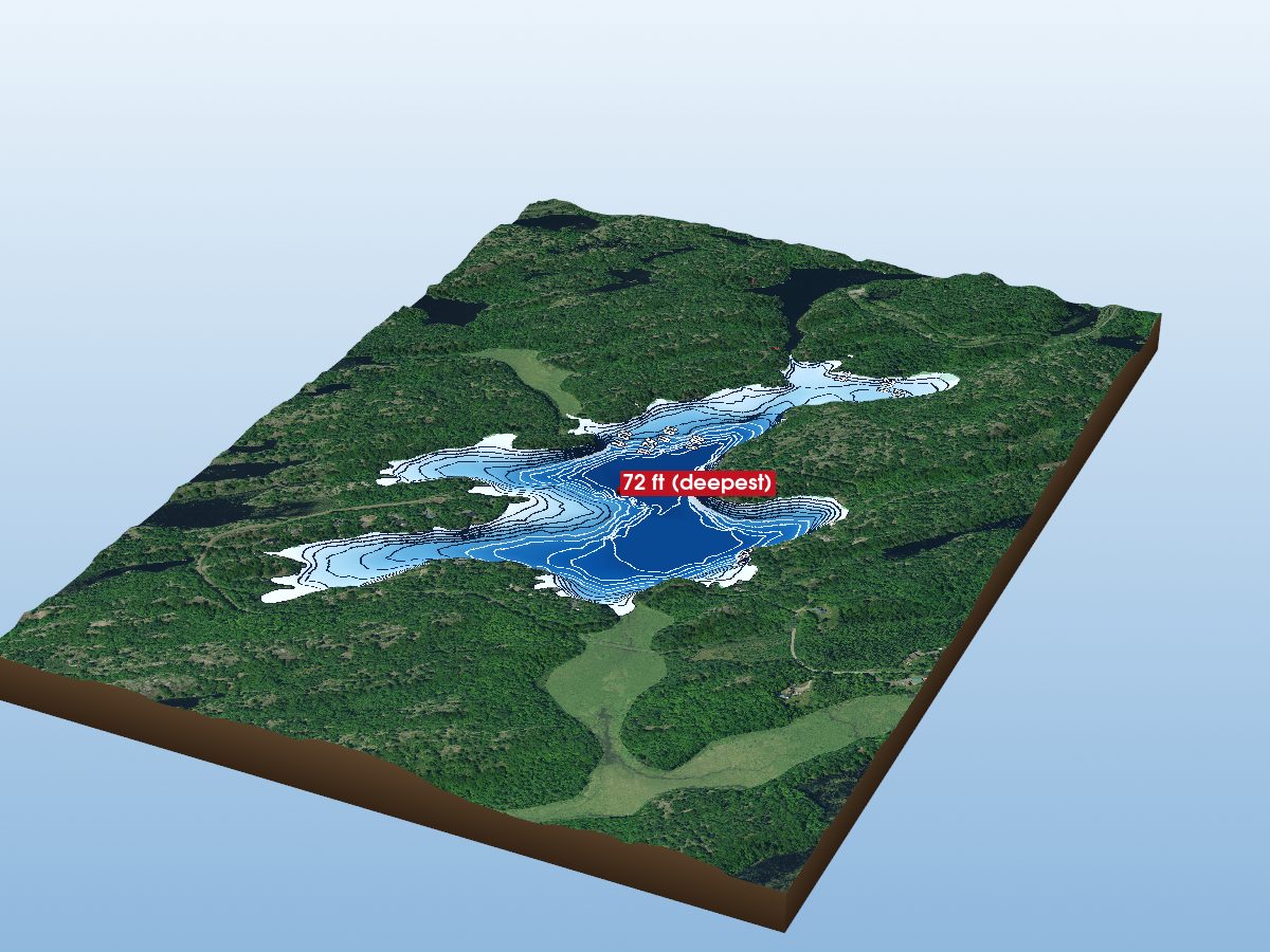Depth map of Silver Lake