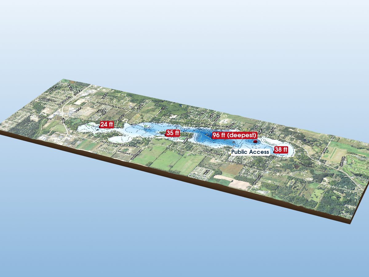 Depth map of Silver Lake