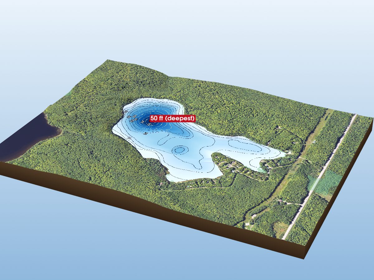 Depth map of Silver Lake