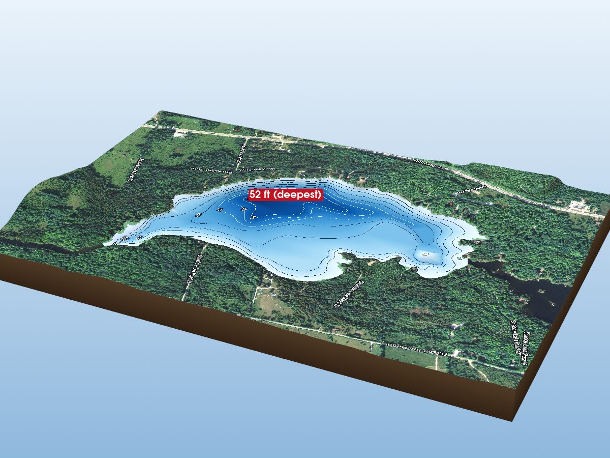 Depth map of Silver Lake