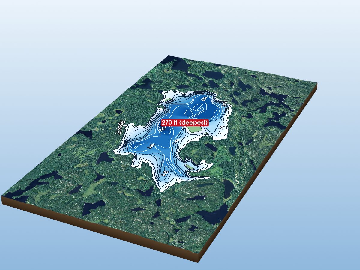 Depth map of Silver Lake