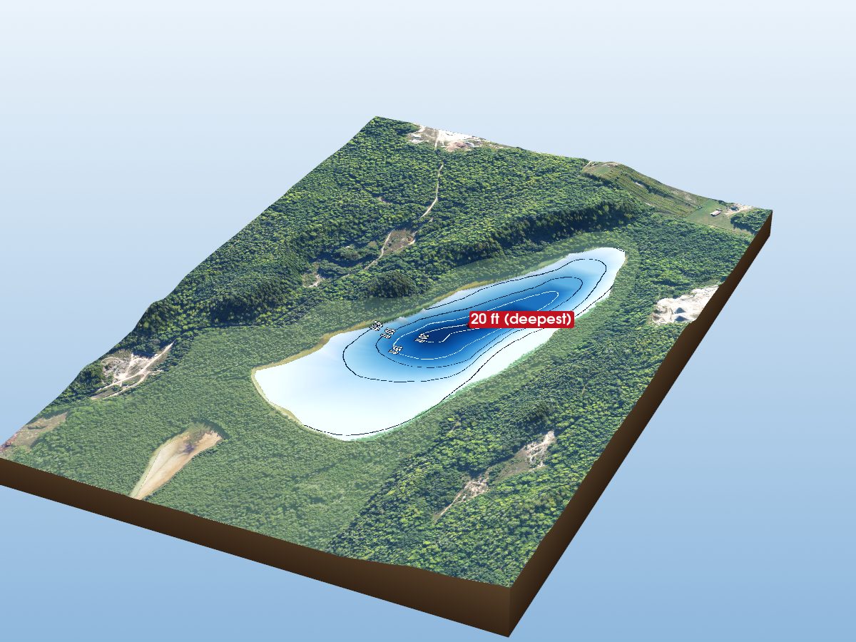 Depth map of Silver Lake