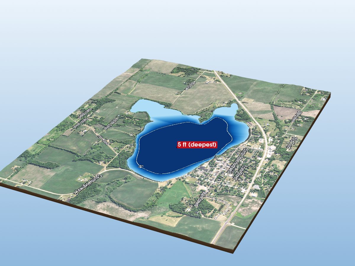 Depth map of Silver Lake