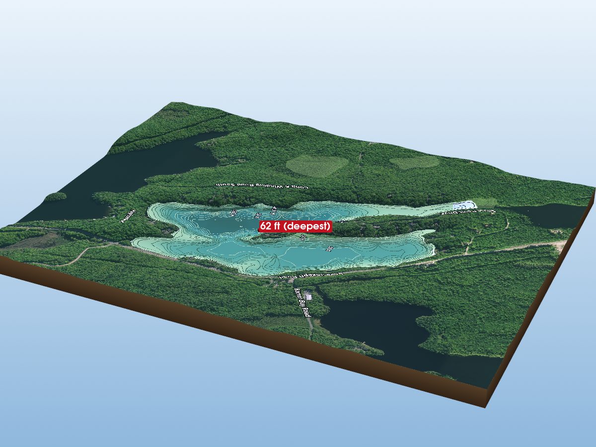 Depth map of Silver Lake