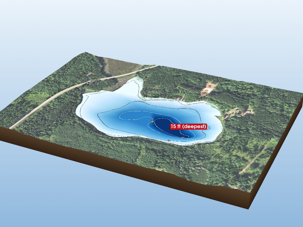 Depth map of Silver Lake