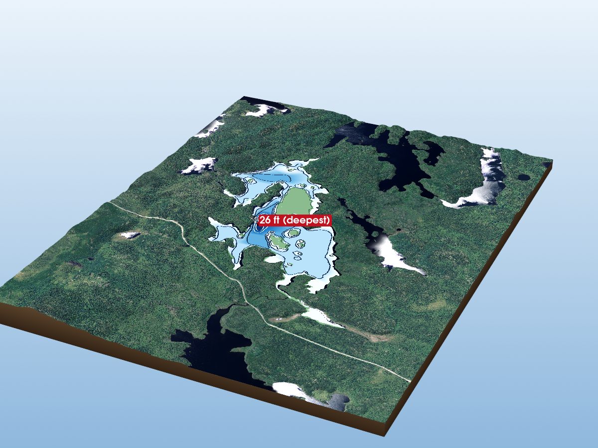 Depth map of Silver Lake