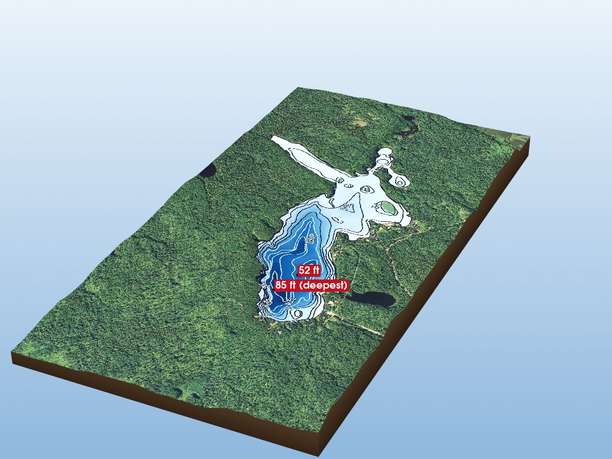 Depth map of Silver Lake