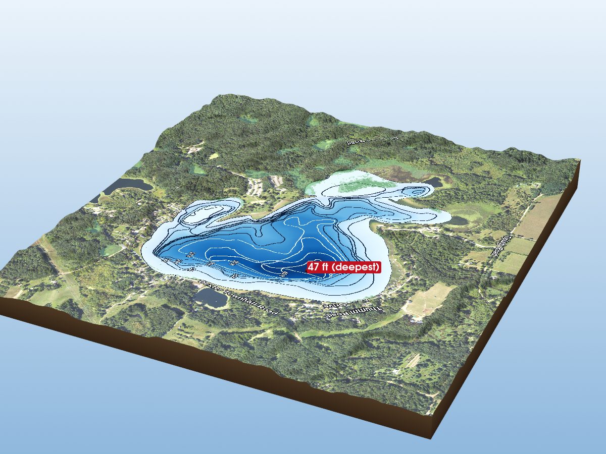 Depth map of Silver Lake