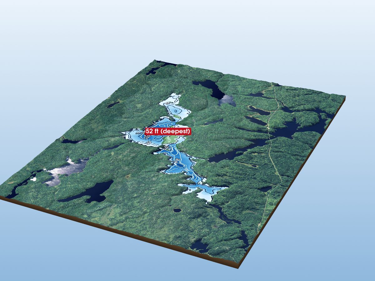 Depth map of Singapore Lake