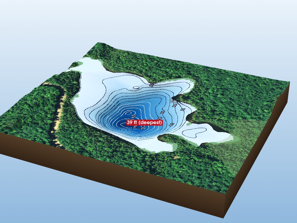 Depth map of Smilsky L. 4
