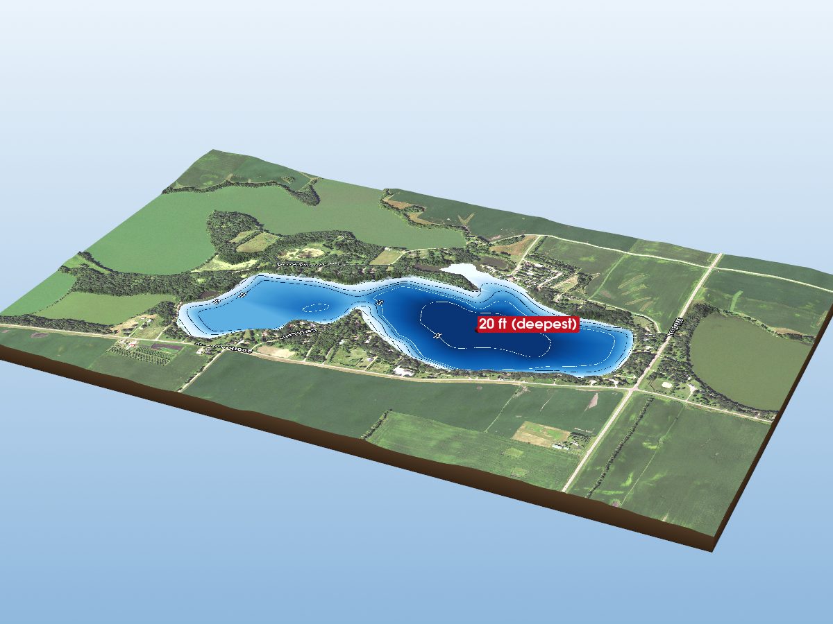 Depth map of South Silver Lake