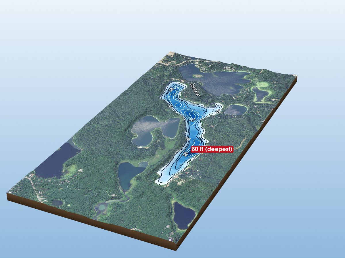 Depth map of Star Lake