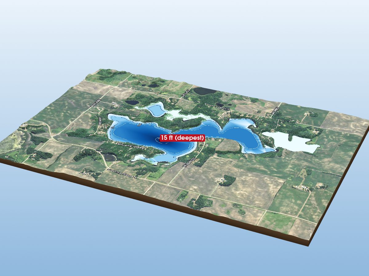 Depth map of Star Lake