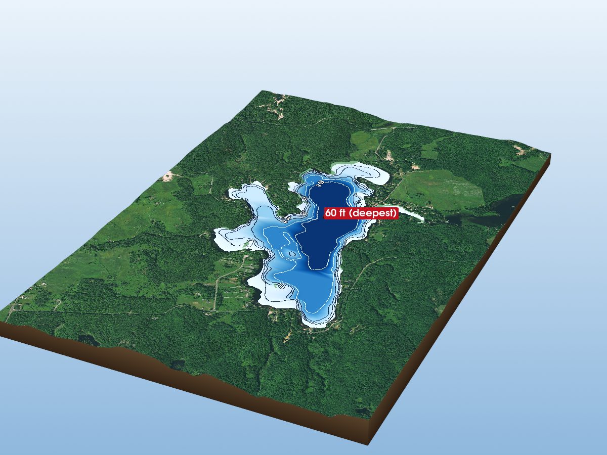 Depth map of Star Lake