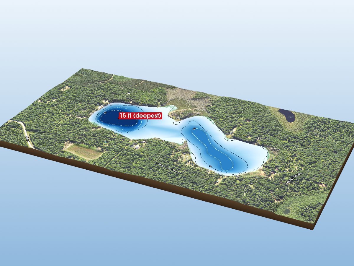 Depth map of Stoner Lake