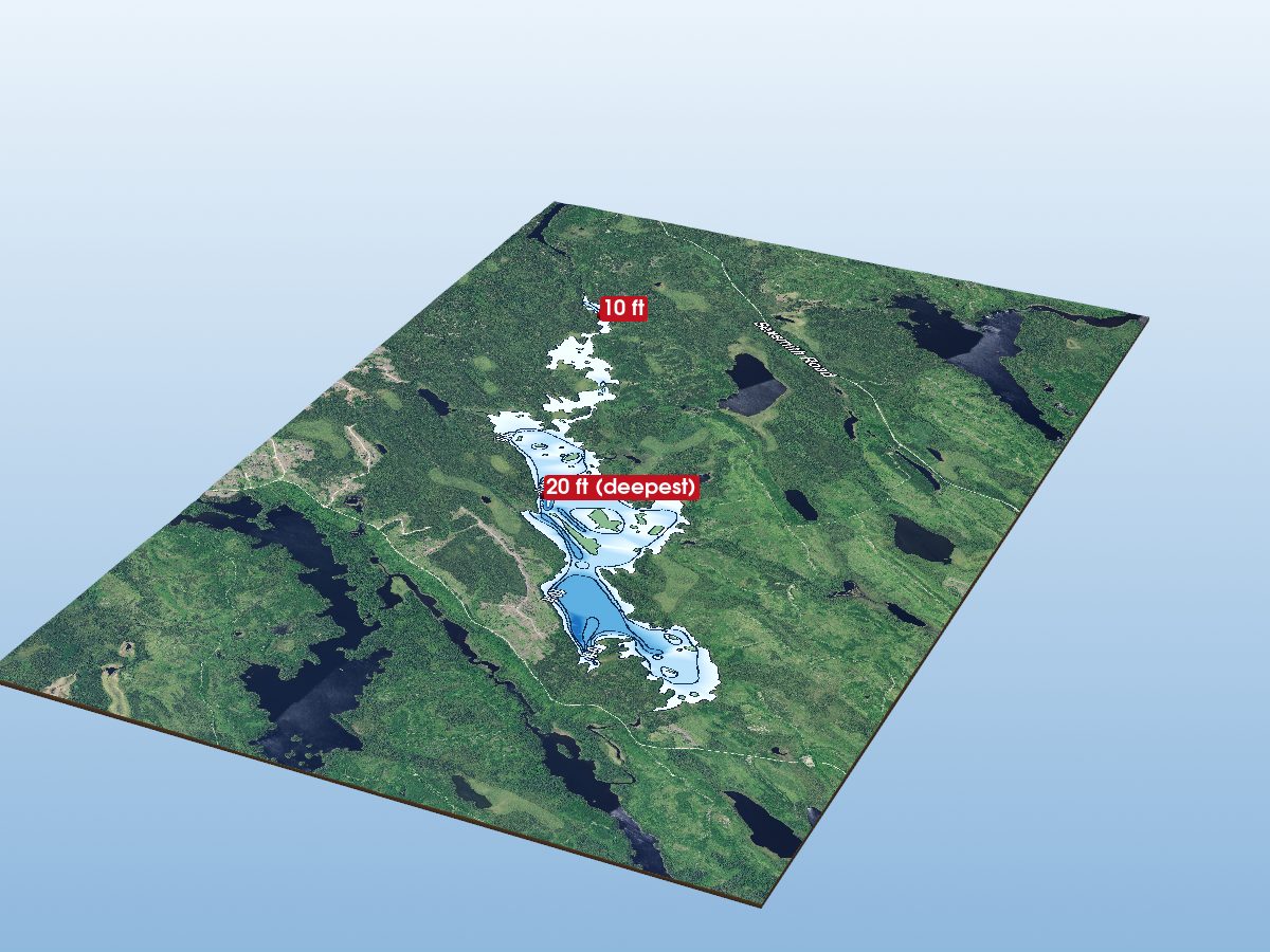 Depth map of Storm Lake