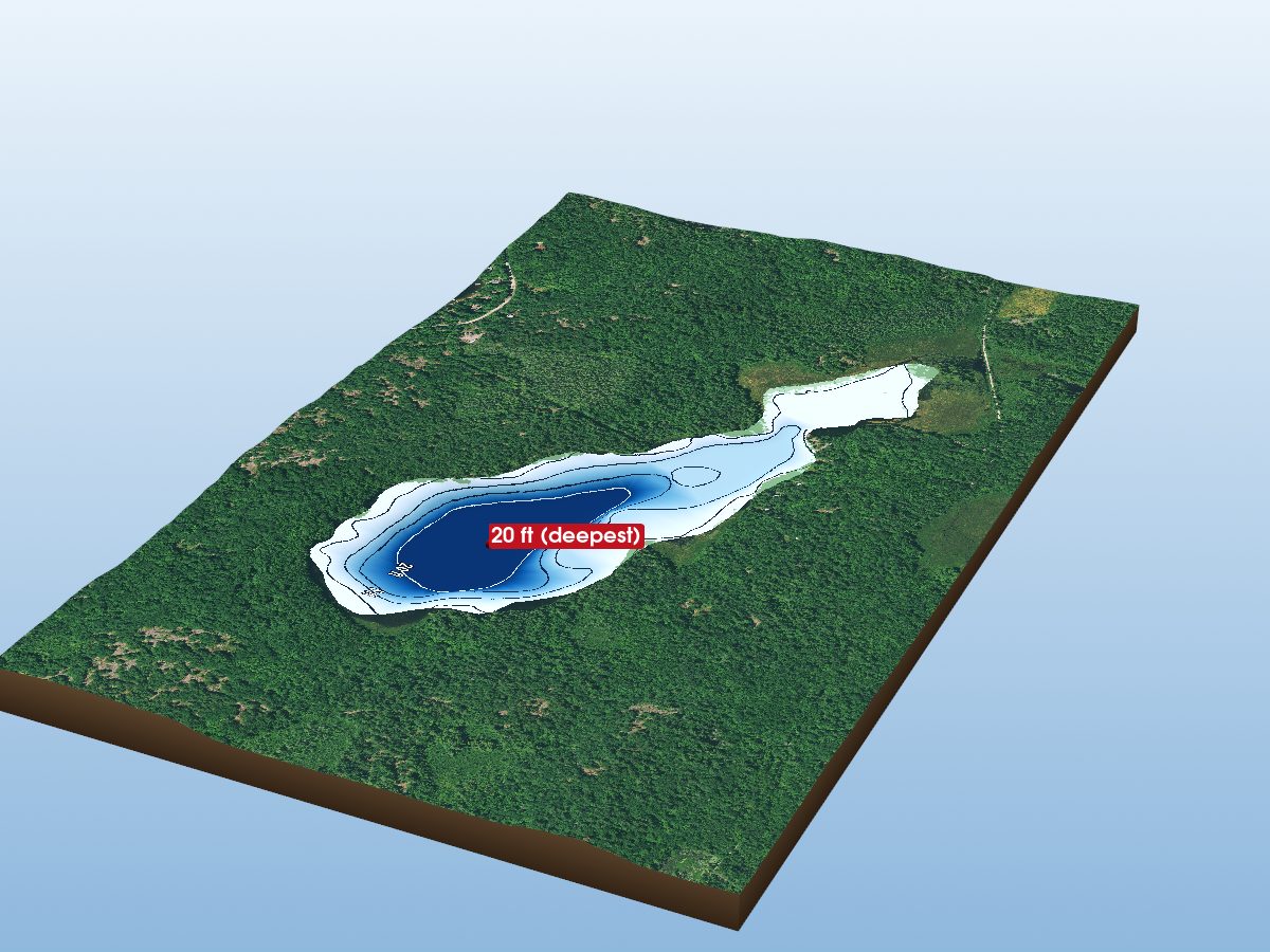 Depth map of Storm Lake