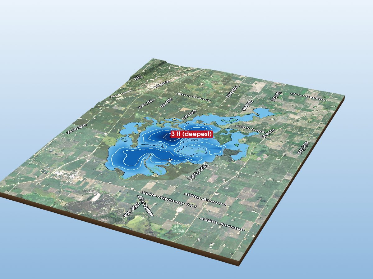 Nicollet County lakes
