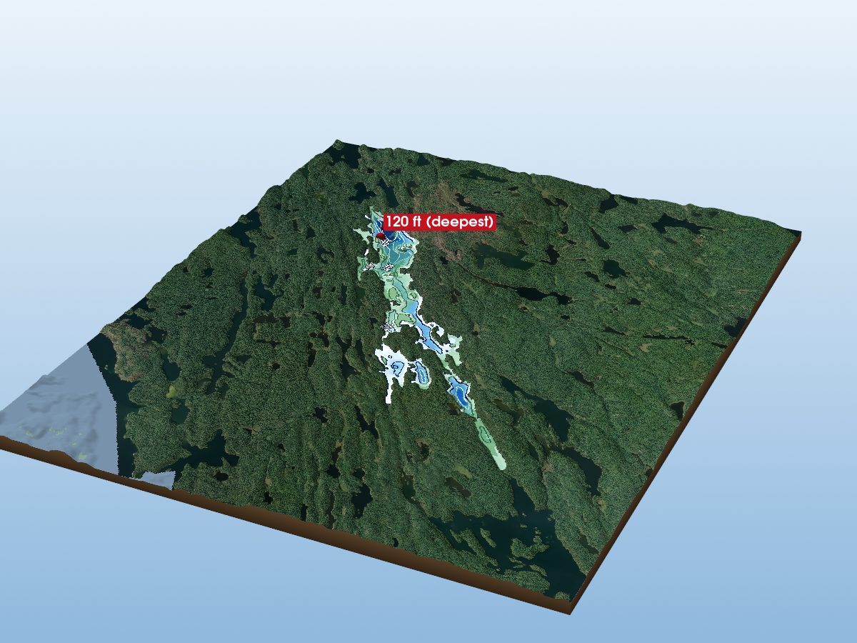 Depth map of This Man Lake