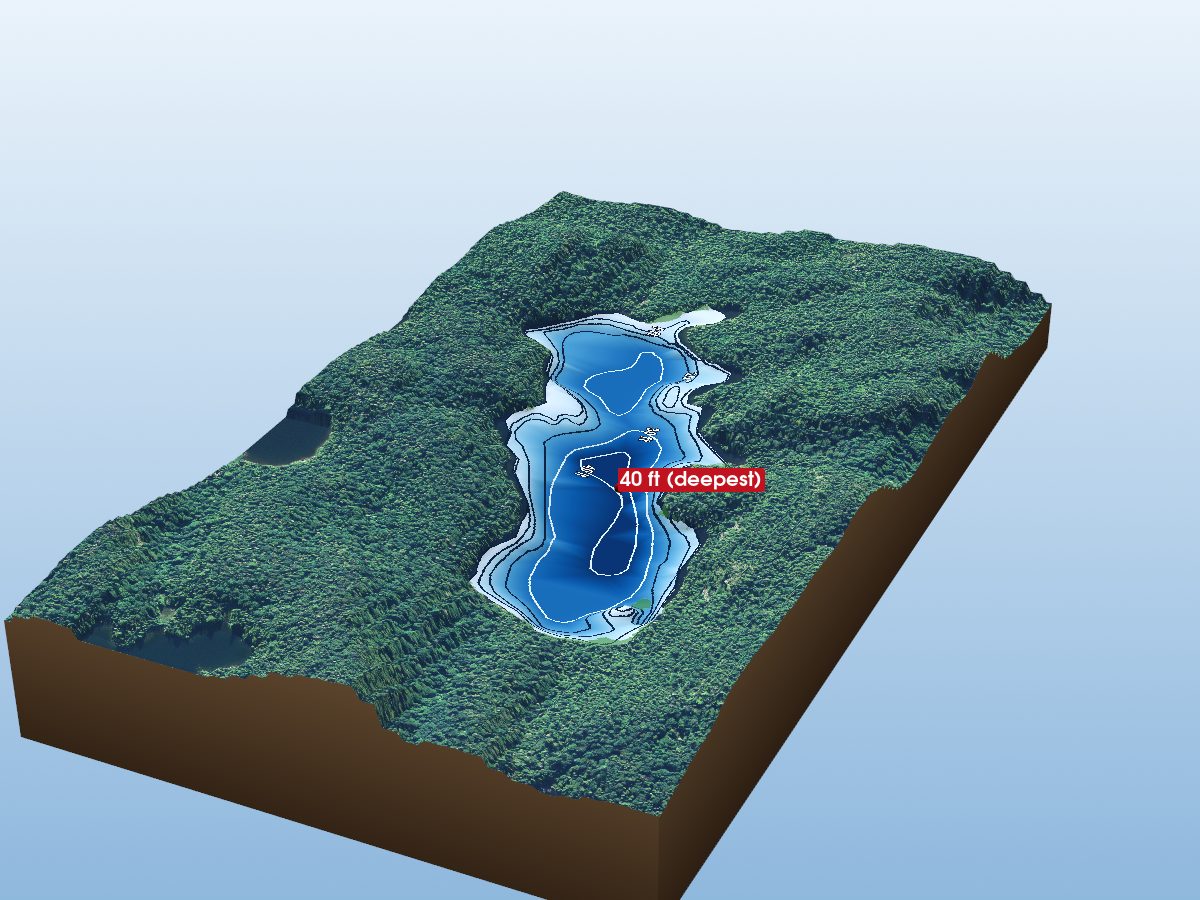 Depth map of Till Lake
