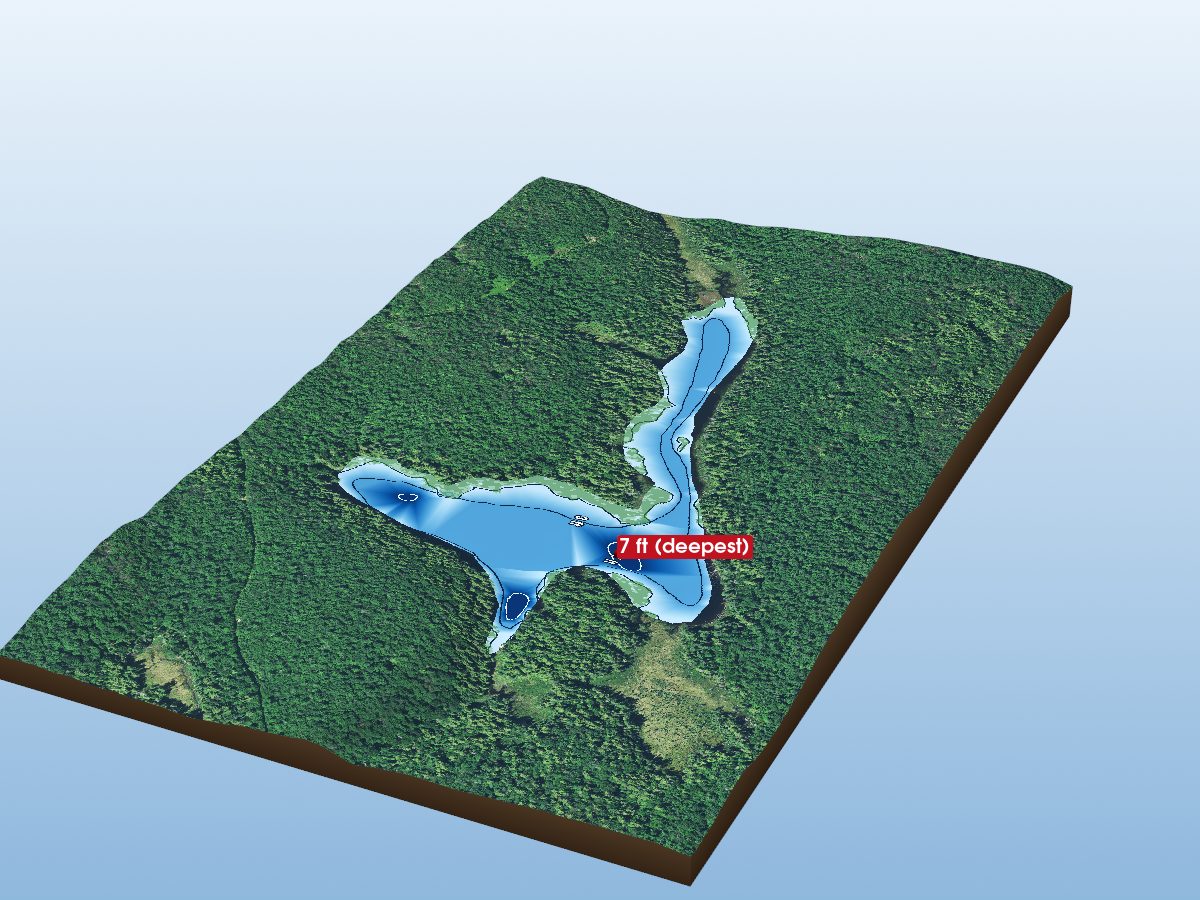 Depth map of Tonakela Lake