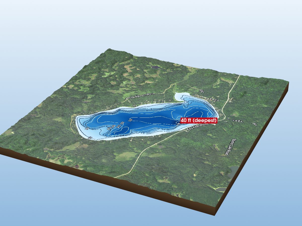 Depth map of Tulaby Lake